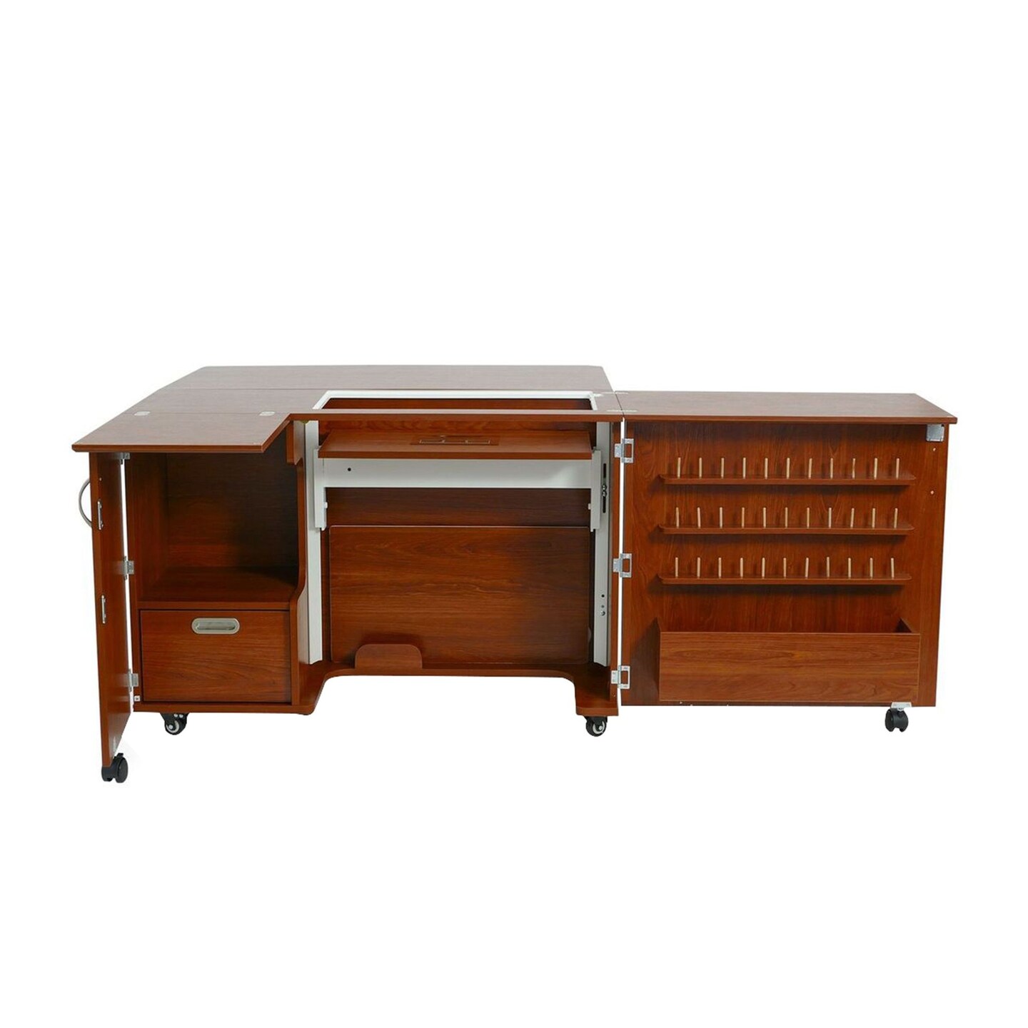 Kangaroo Sewing Furniture Wallaby II Cabinet - Teak