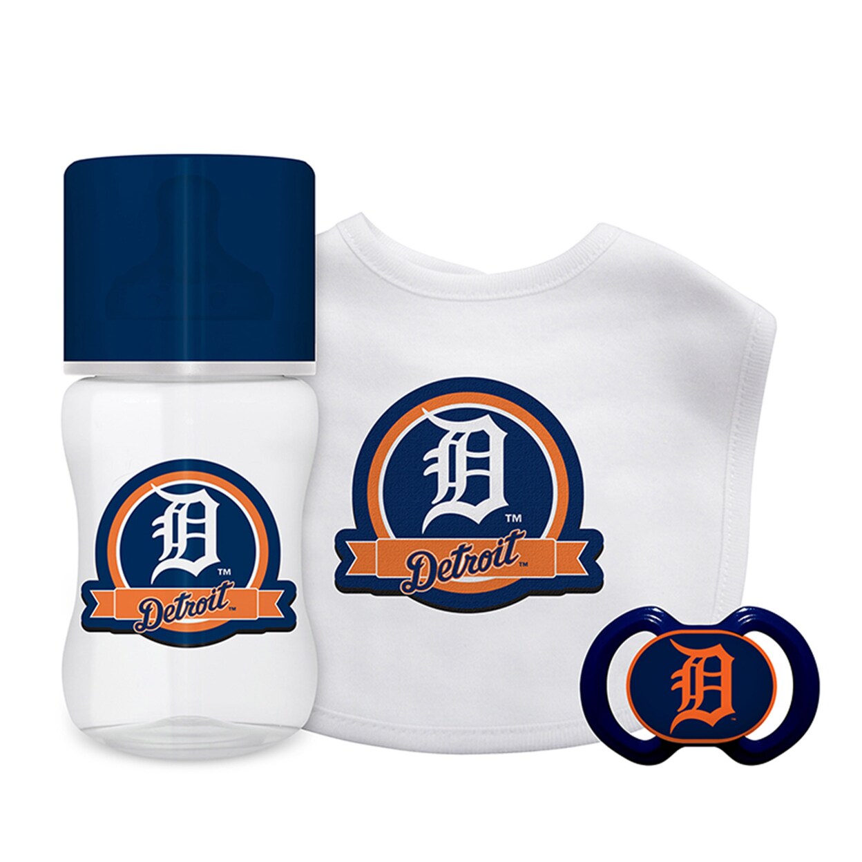 Baby Fanatic   Officially Licensed 3 Piece Unisex Gift Set - MLB Detroit Tigers