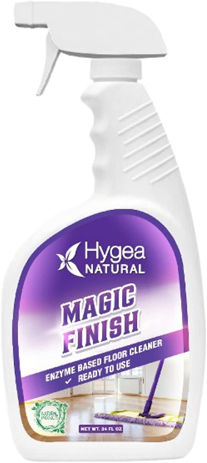 Hygea Natural Magic Finish - Natural Enzyme-Based Floor Cleaner (Ready to Use) 24 oz