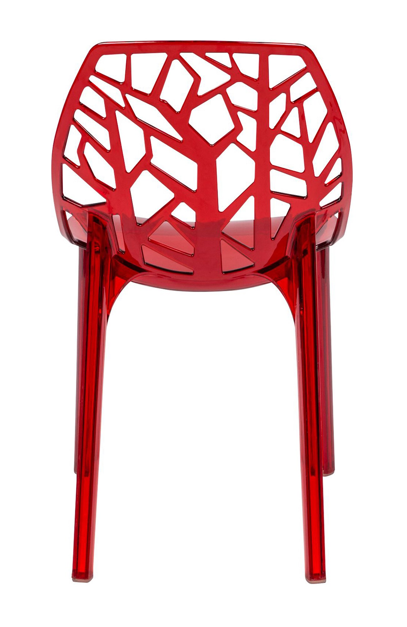 LeisureMod Cornelia Modern Dining Side Chair, Set of 4