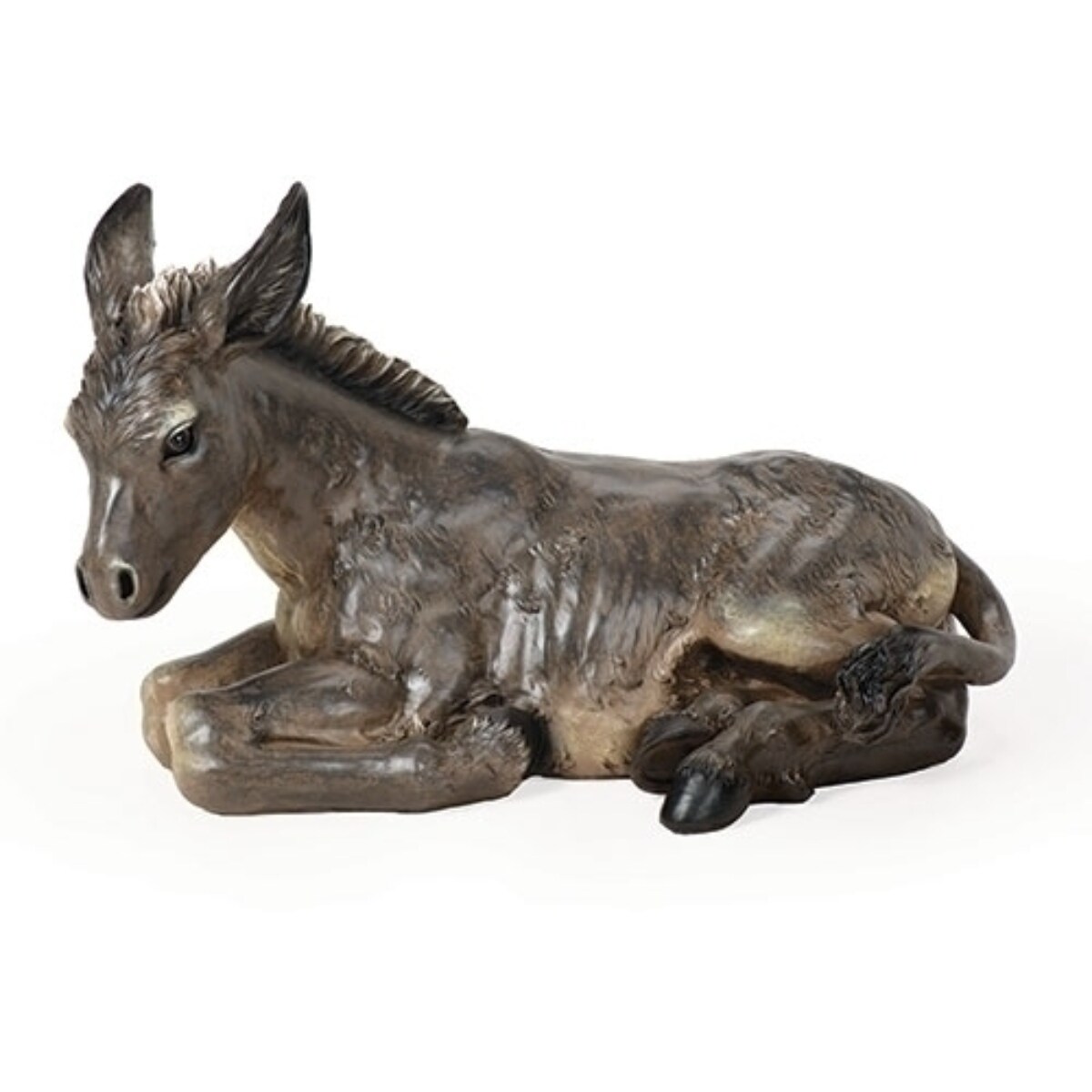 Roman 20&#x22; Seated Donkey Christmas Nativity Figurine