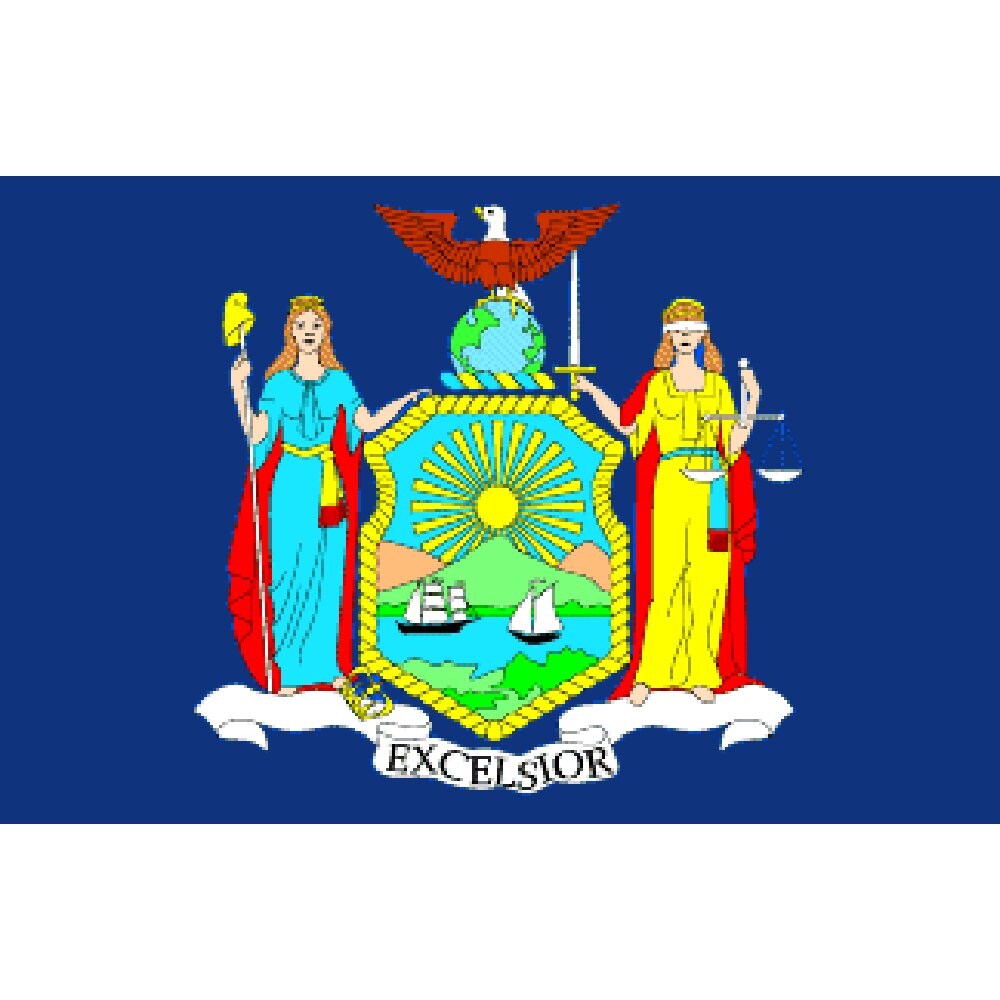 Great Seal of the State of New York Flag 3&#x27;x5&#x27;