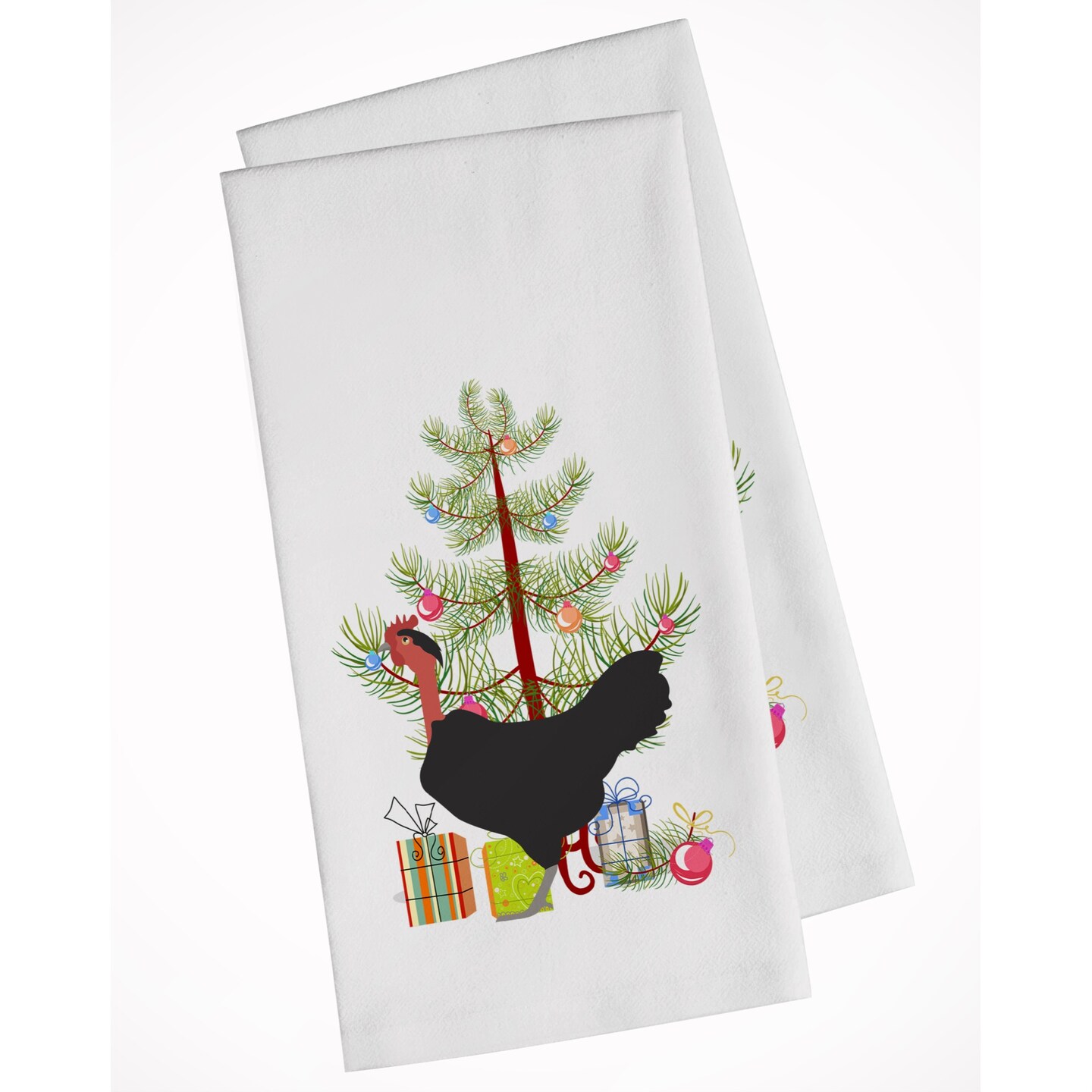 Decorative Towel Christmas Reindeer Kitchen Towe - Set Of Two