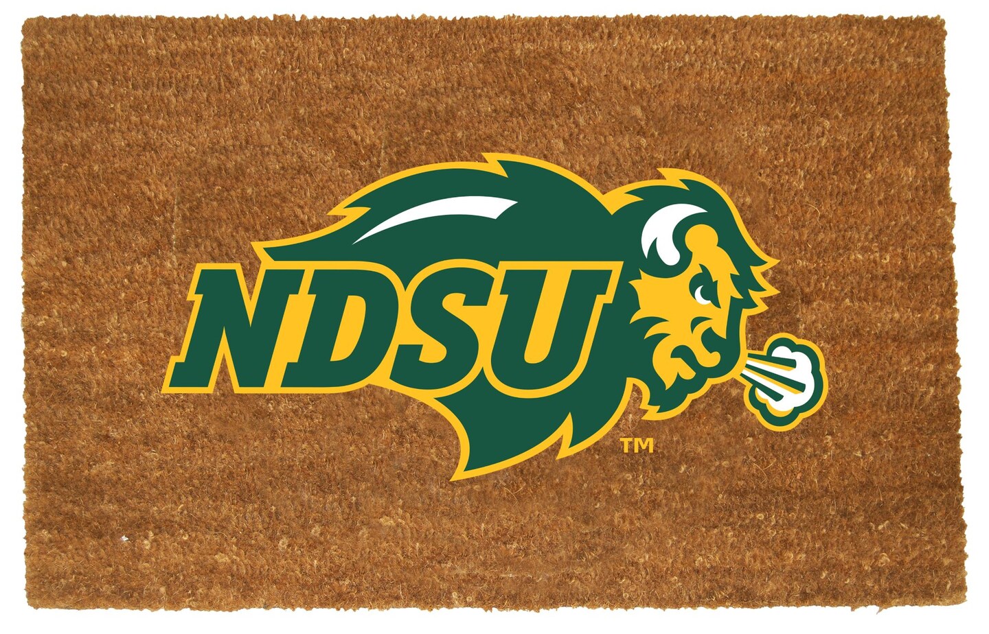 Memory Company NCAA North Dakota State Bison Rectangular Coir Door Mat 29.5&#x22; x 19.5&#x22;