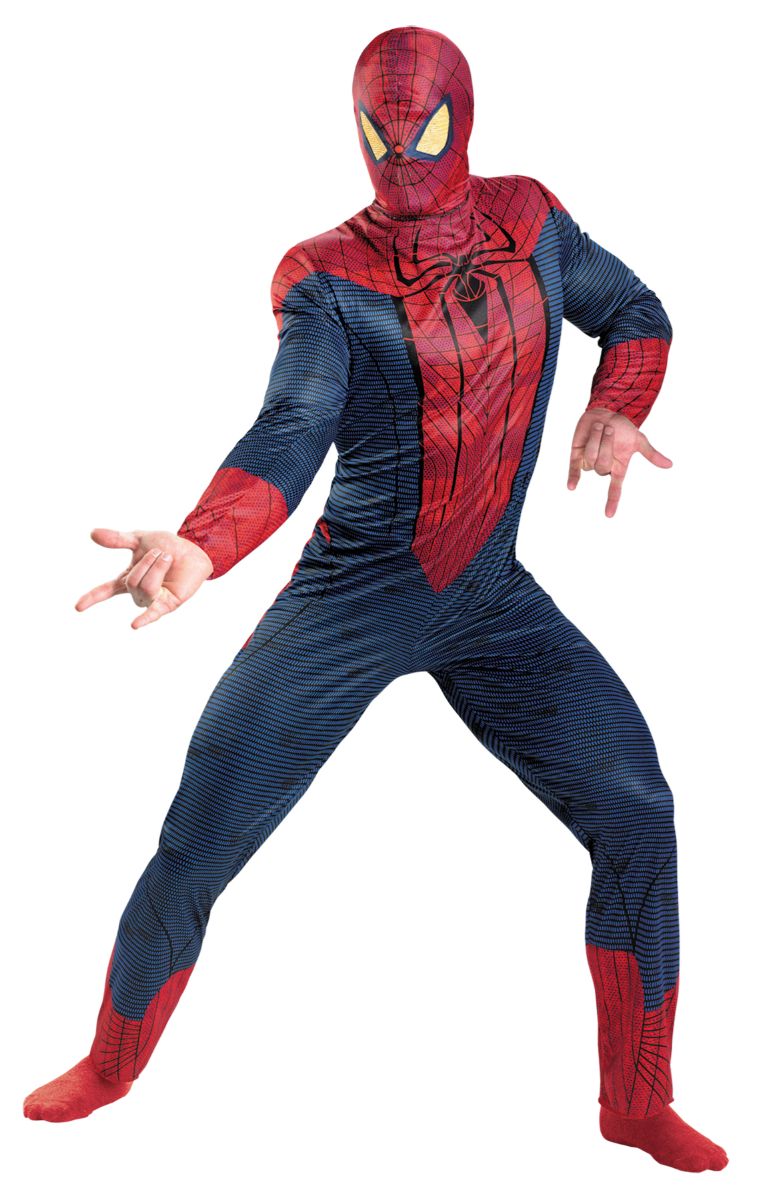 The Costume Center Blue and Red Spider-Man Men Adult Halloween Costume - XL