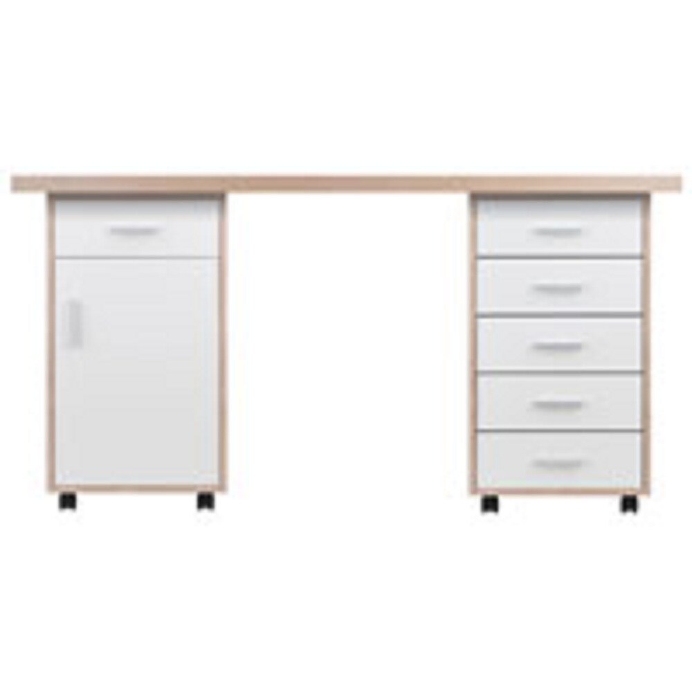 White and beige desk online
