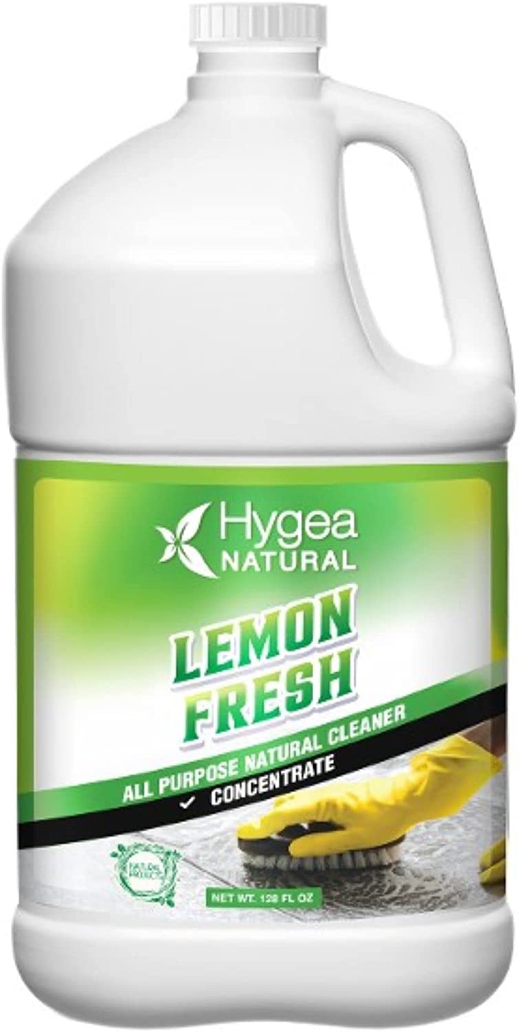 Hygea Natural Lemon Fresh - Natural All Purpose Cleaner 24oz Spray + Concentrated Refill