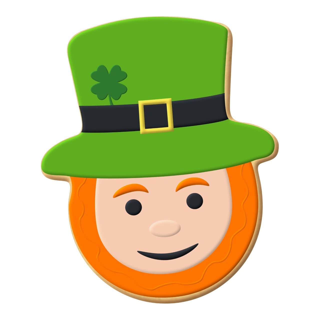 Snowman Face With Hat Cookie Cutter 3.75 in B1583, CookieCutter.com, Tin Plated Steel, Handmade in the USA