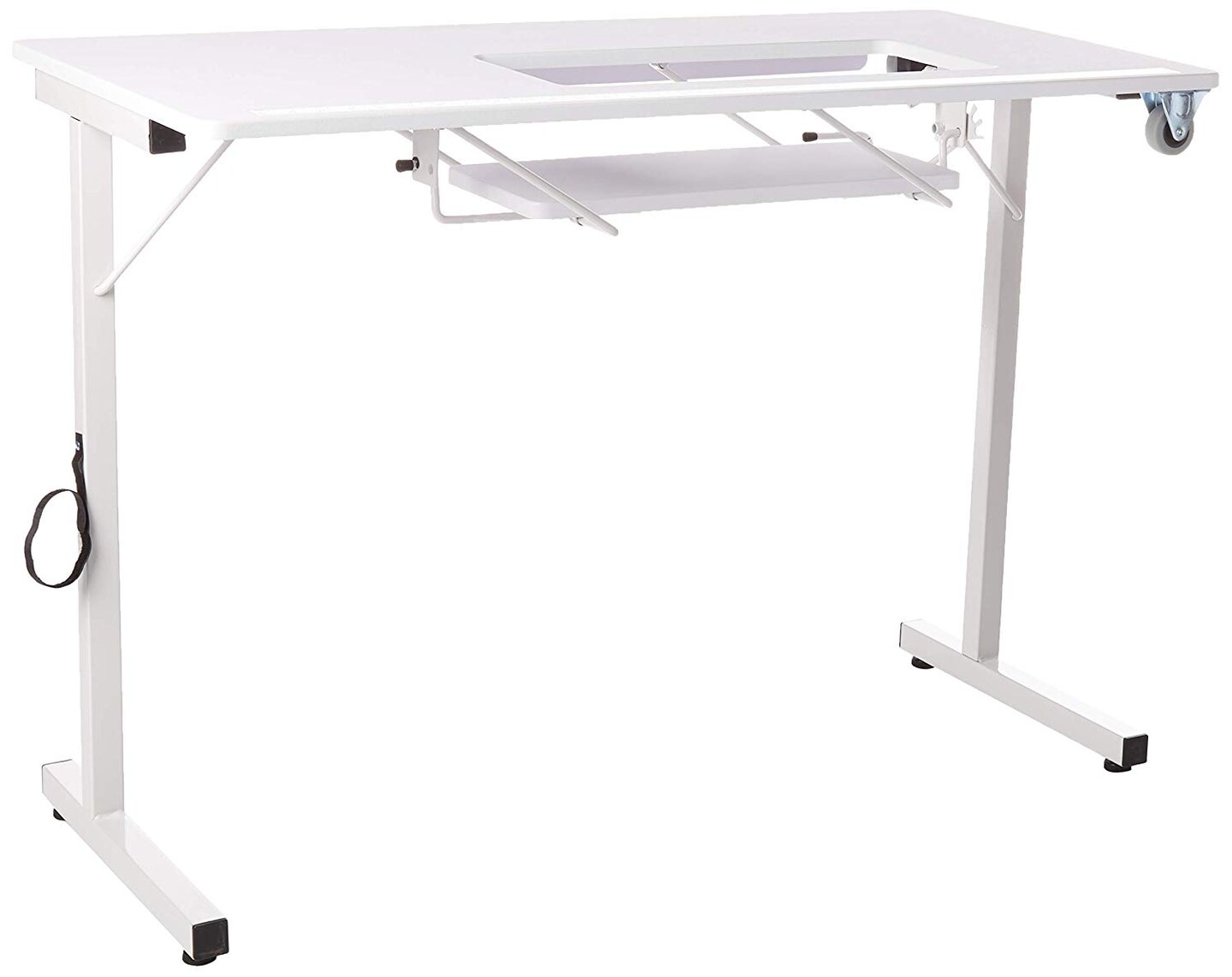 SewingRite SewStation 101 Portable Folding Sewing Table with Steel Legs - Perfect for Craft and Sewing Room