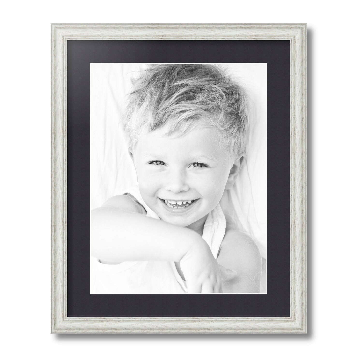 ArtToFrames 17x21&#x22; Matted Picture Frame with 13x17&#x22; Single Mat Photo Opening Framed in 1.25&#x22; White and 2&#x22; Mat (FWM-4098-17x21)
