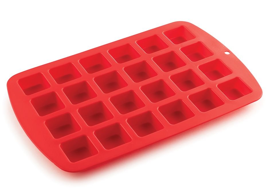 Mrs Anderson&#x27;s Silicone Mini Brownie Pan - Makes 24 Mini-Sized Muffins