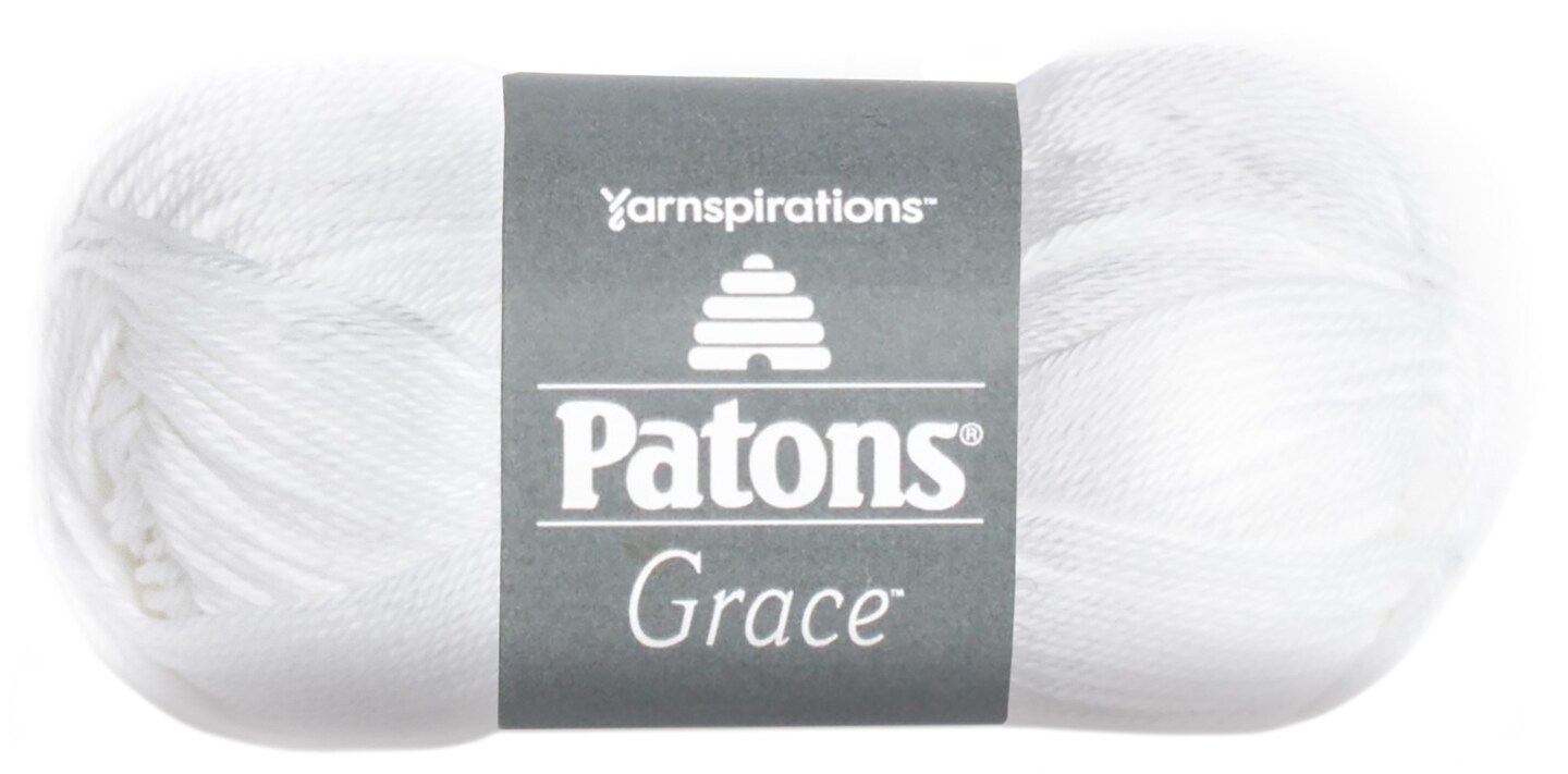 Patons Grace Yarn-Snow
