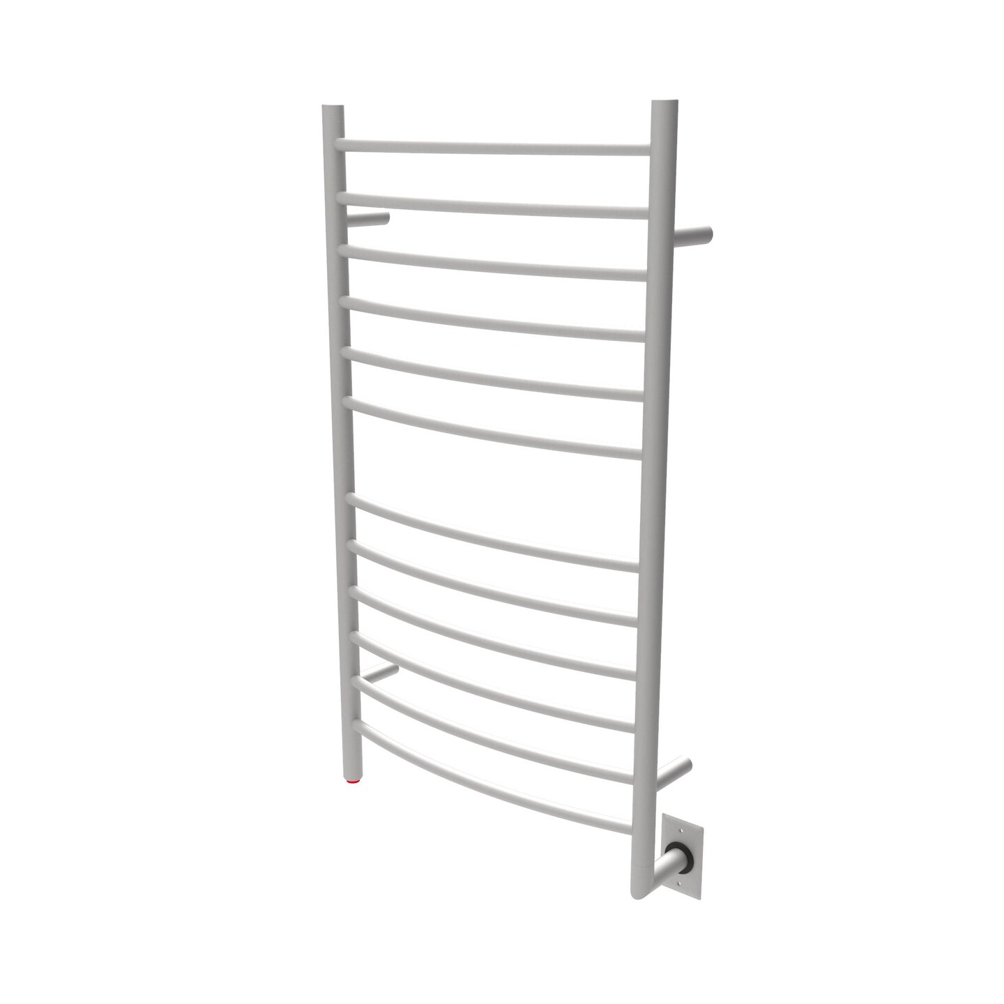 Amba Products 43&#x22; Stainless Steel Large Hardwired Curved Brushed 12 Bar Towel Warmer