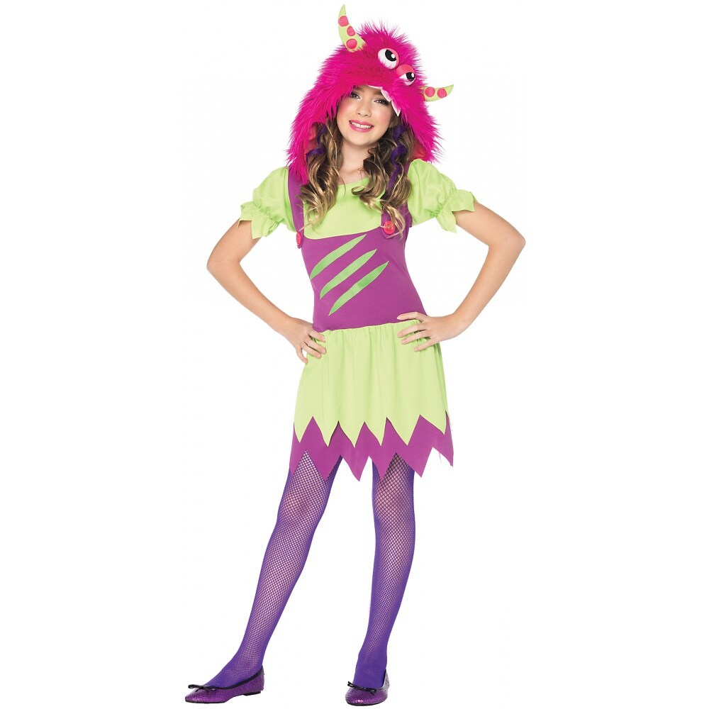 Enchanted Costumes Girl&#x27;s Fuzzy Wuzzy Wanda Halloween Costume - Large