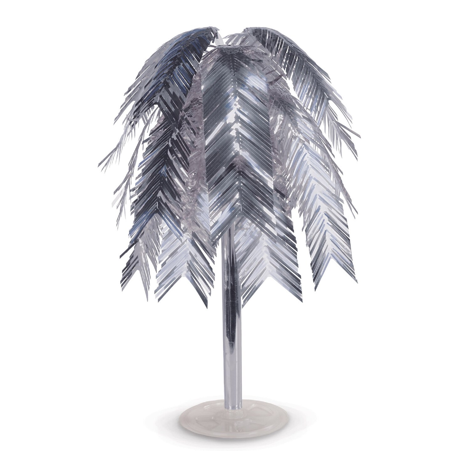 Beistle Set of 6 Silver Metallic Cascade Centerpiece 24&#x201D;
