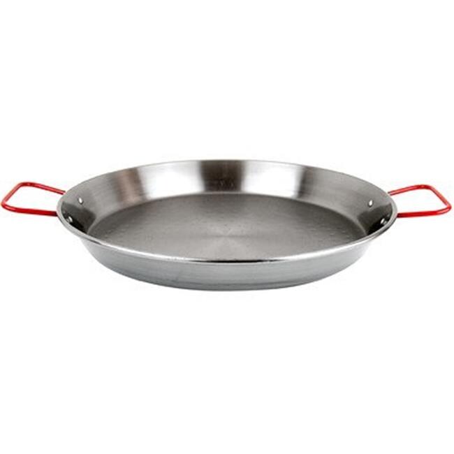 15 Inch Carbon Steel Paella Pan, 8 person