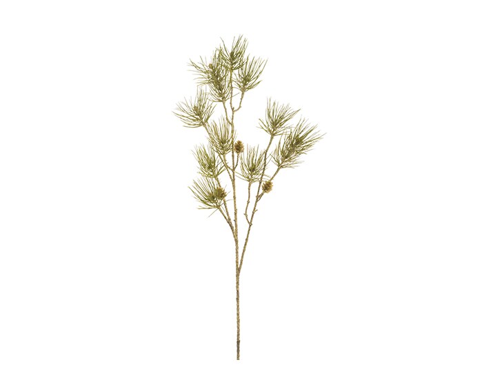 Allstate 34&#x22; Glittered Pine with Mini Pine Cones Artificial Christmas Spray
