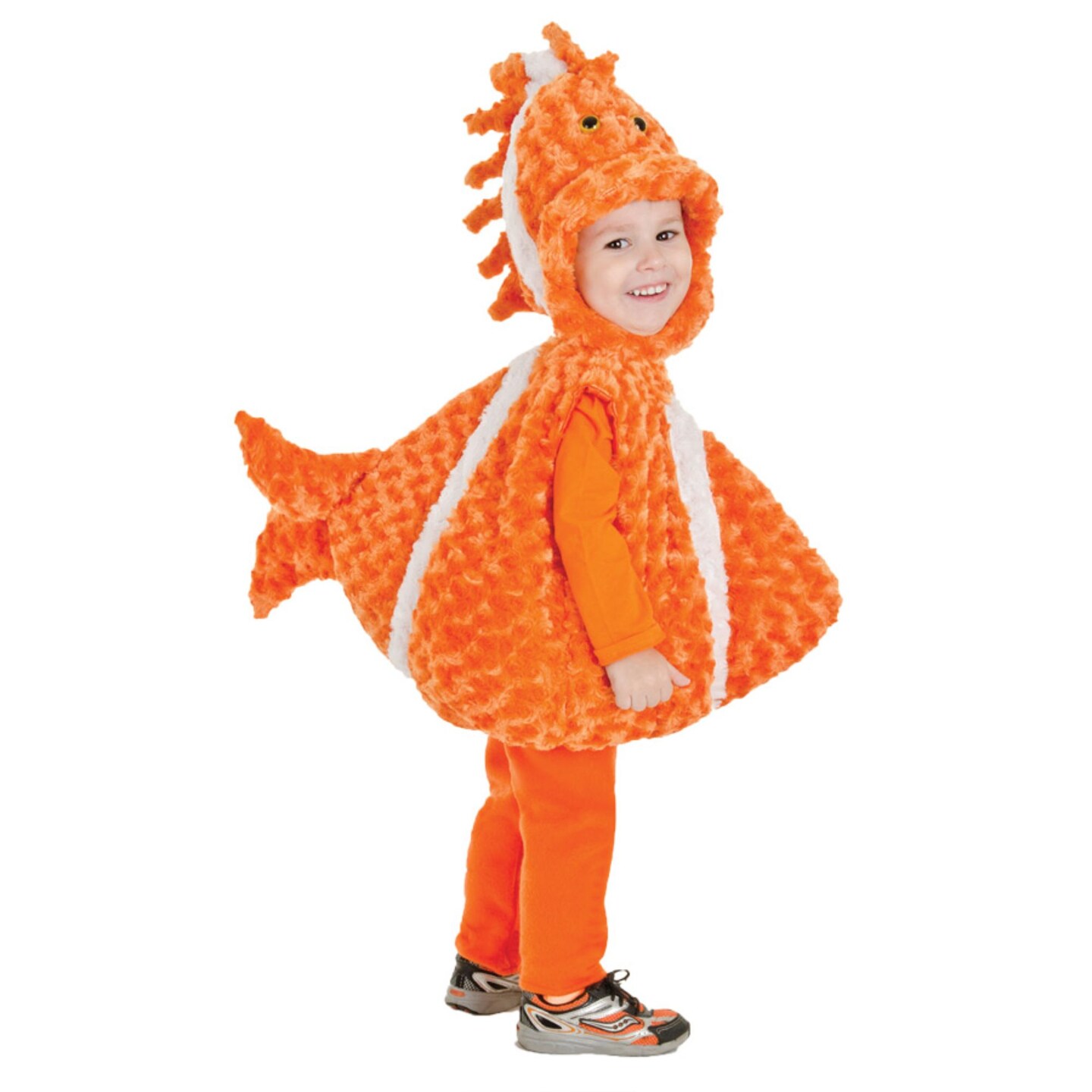 The Costume Center Orange and White Big Mouth Clown Fish Toddler Halloween  Costume - Small