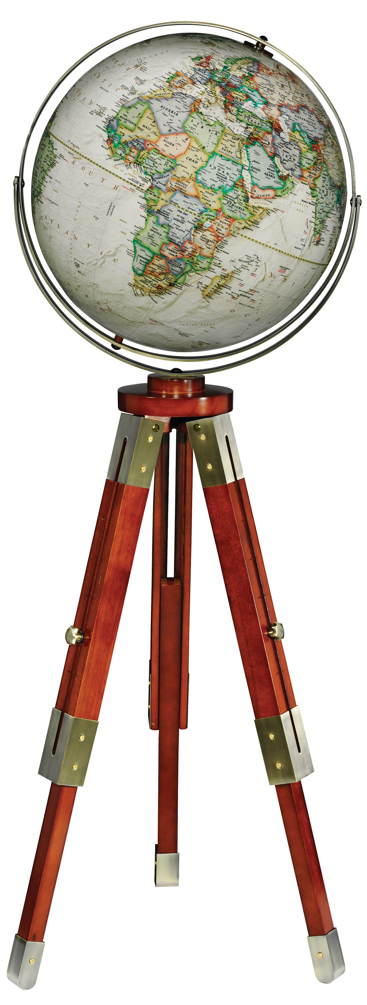 National Geographic Eaton III 16" Diameter Tripod Floor World Globe