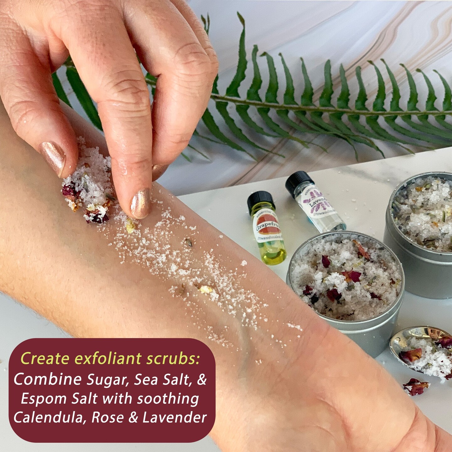 Sugar &#x26; Salt Exfoliating Scrub DIY Kit
