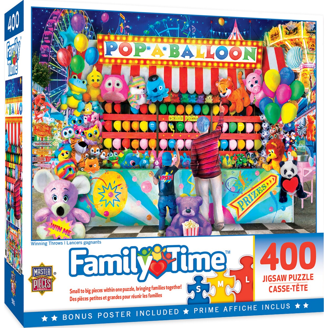 Masterpieces   400 Piece Jigsaw Puzzle for Adults - Winning Throws - 18&#x22;x24&#x22;