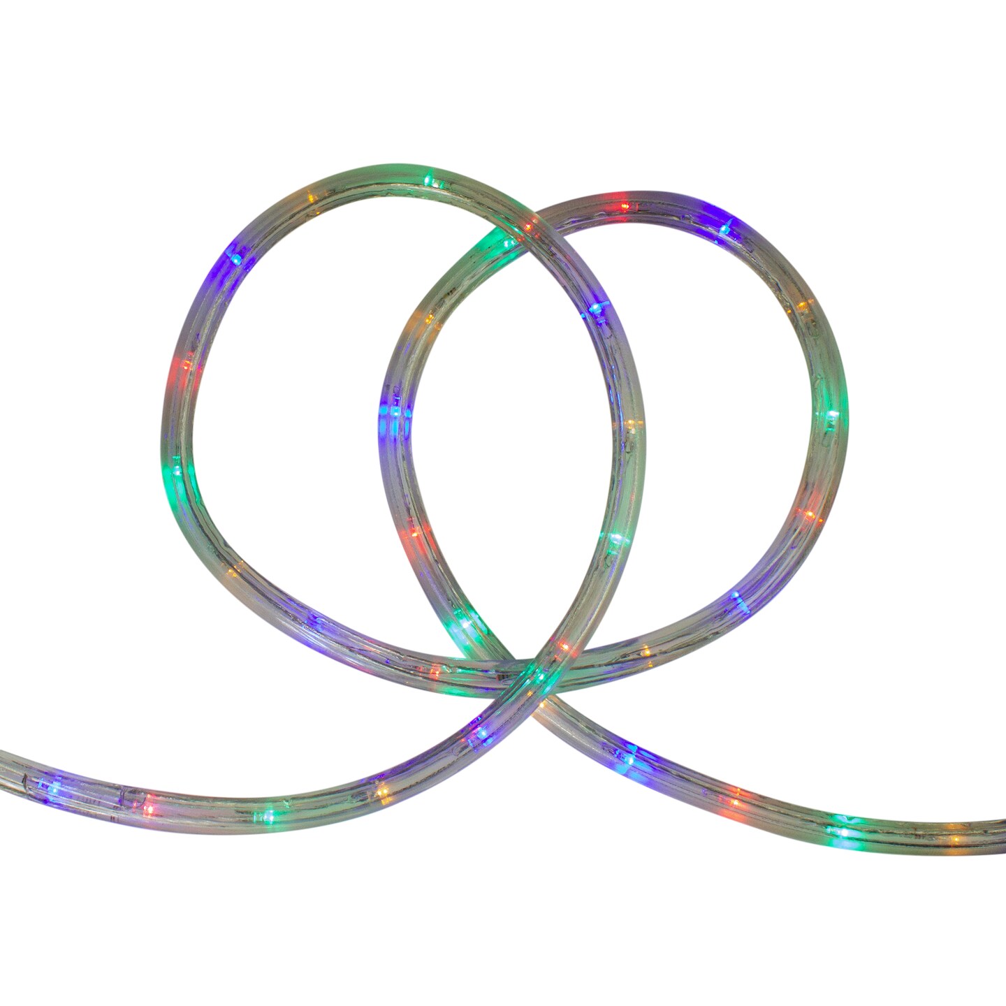 Hofert Commercial Length LED Flexible Christmas Rope Lights - Multi-Color - 96'