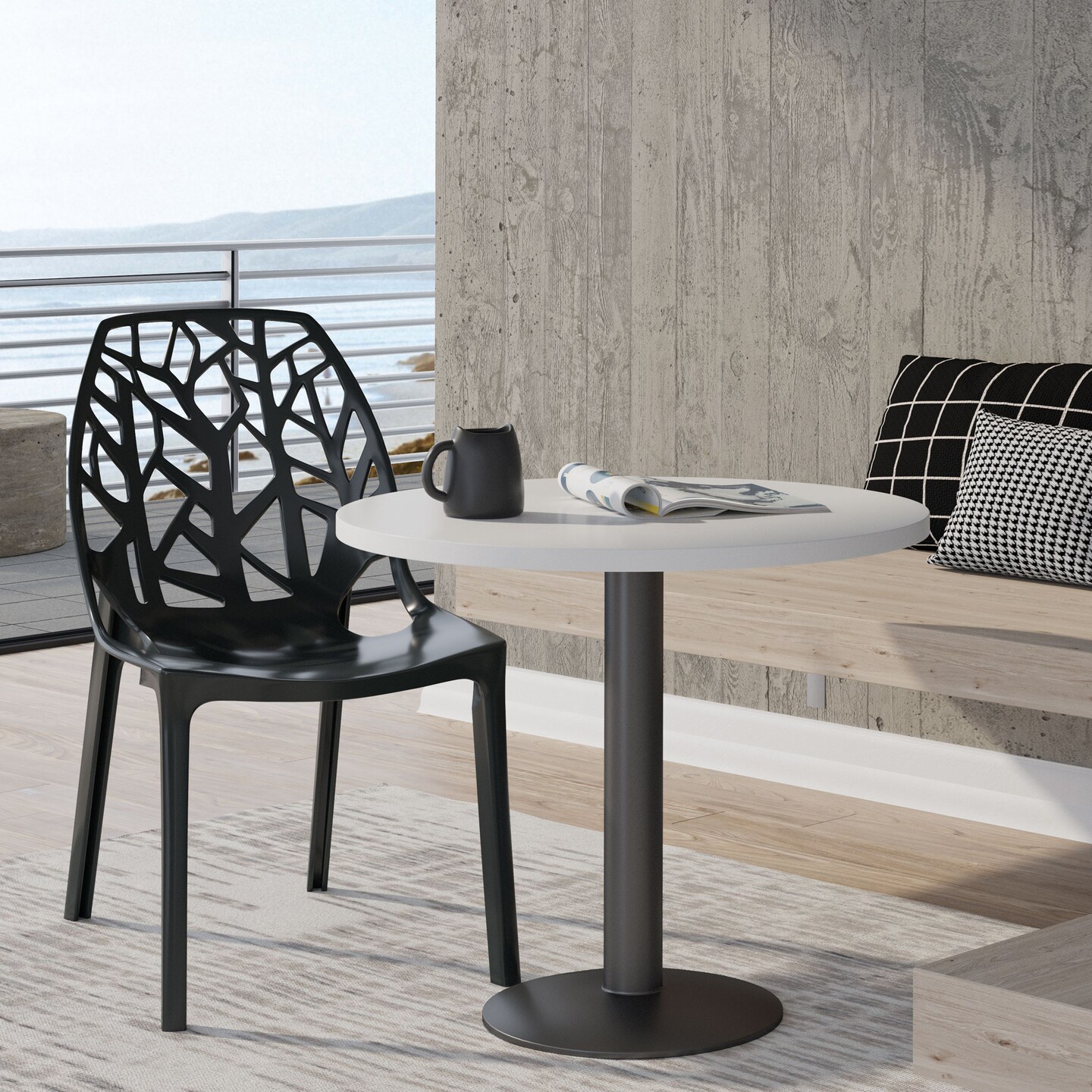 LeisureMod Modern Cornelia Dining Chair