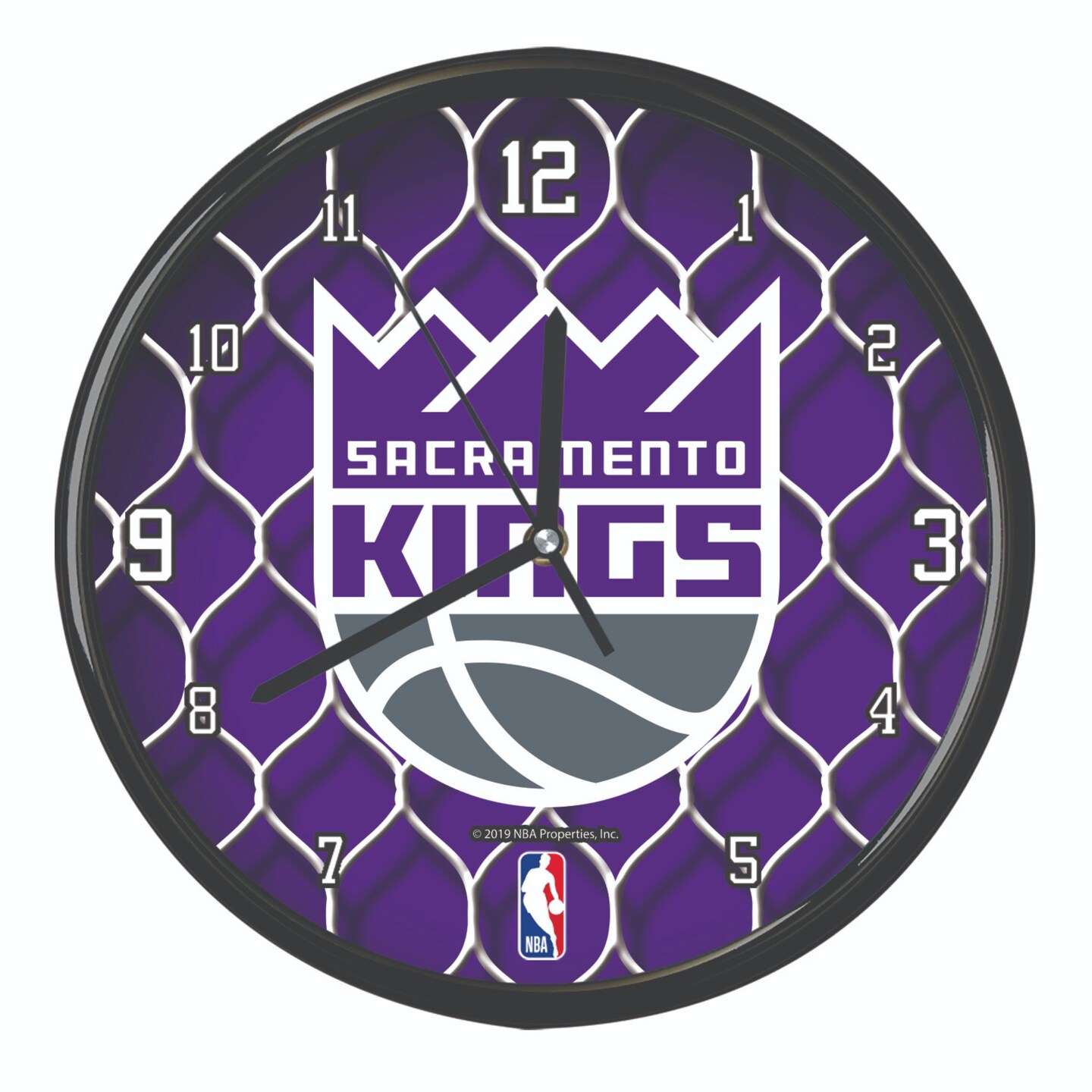 The Memory Company 11.5" Purple and Silver NBA Sacramento Kings Net
