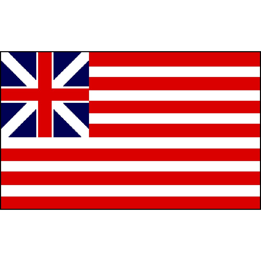 Grand Union Flag with Grommets 3ft x 5ft