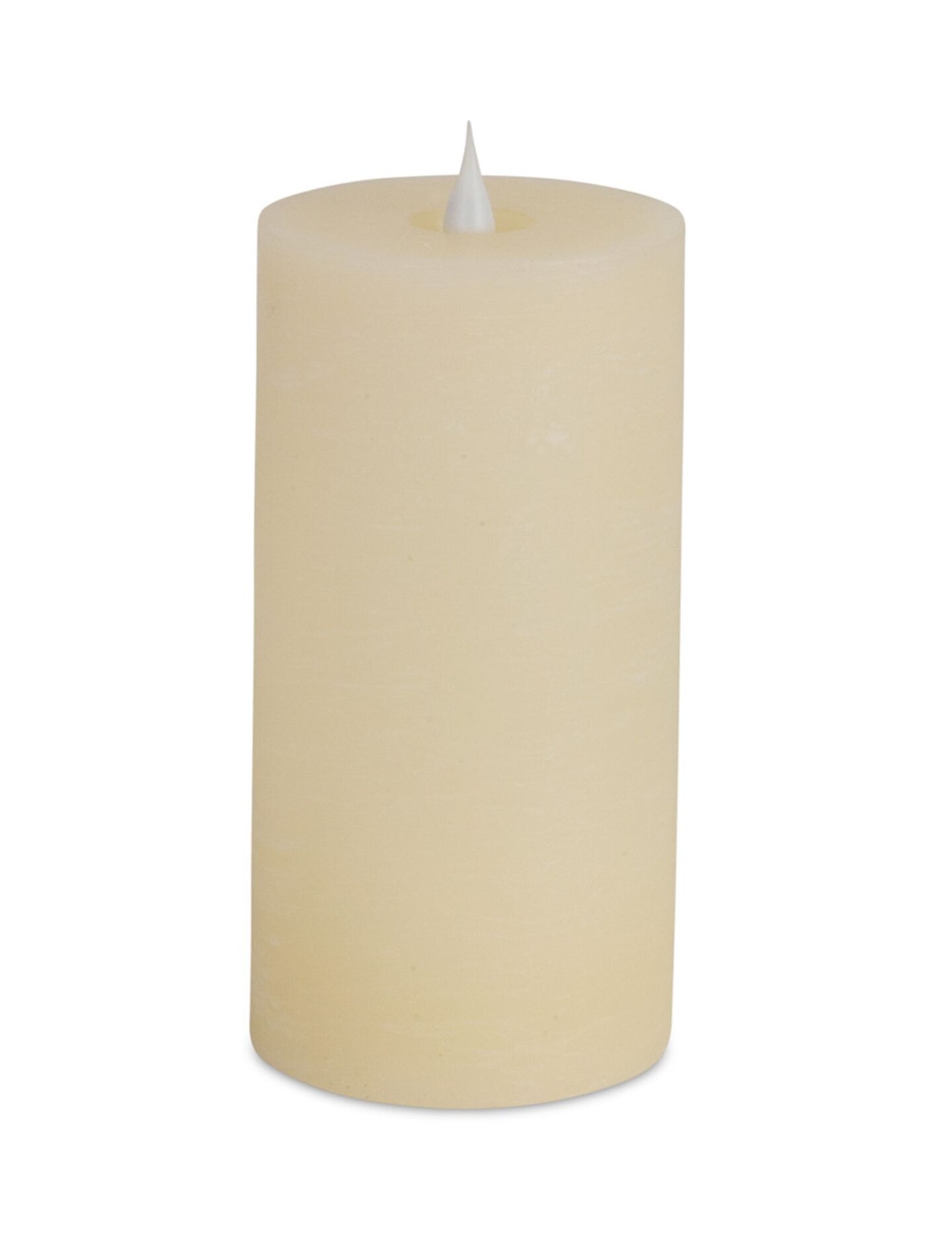 Melrose LED Lighted Flameless Pillar Candle - 7.75&#x22; - Cream