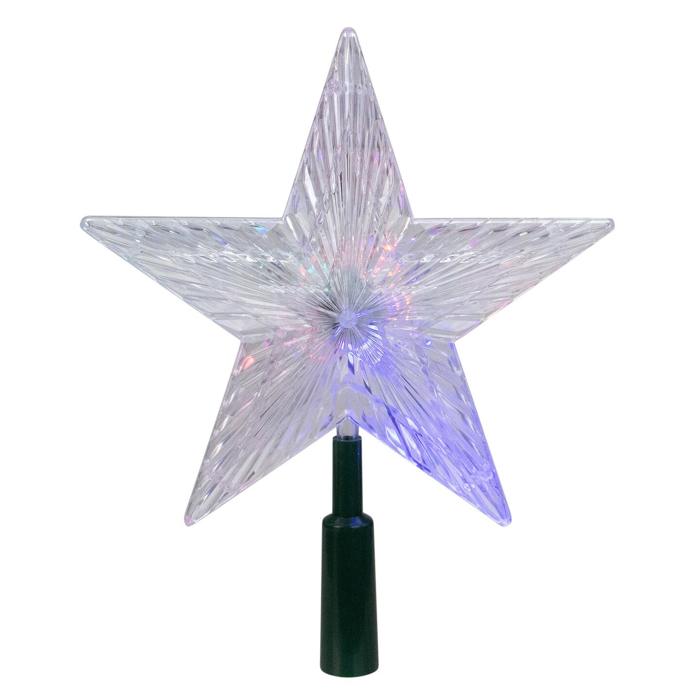 Kurt Adler 8.5" Lighted LED Color Changing Star Christmas Tree Topper - Multi Lights