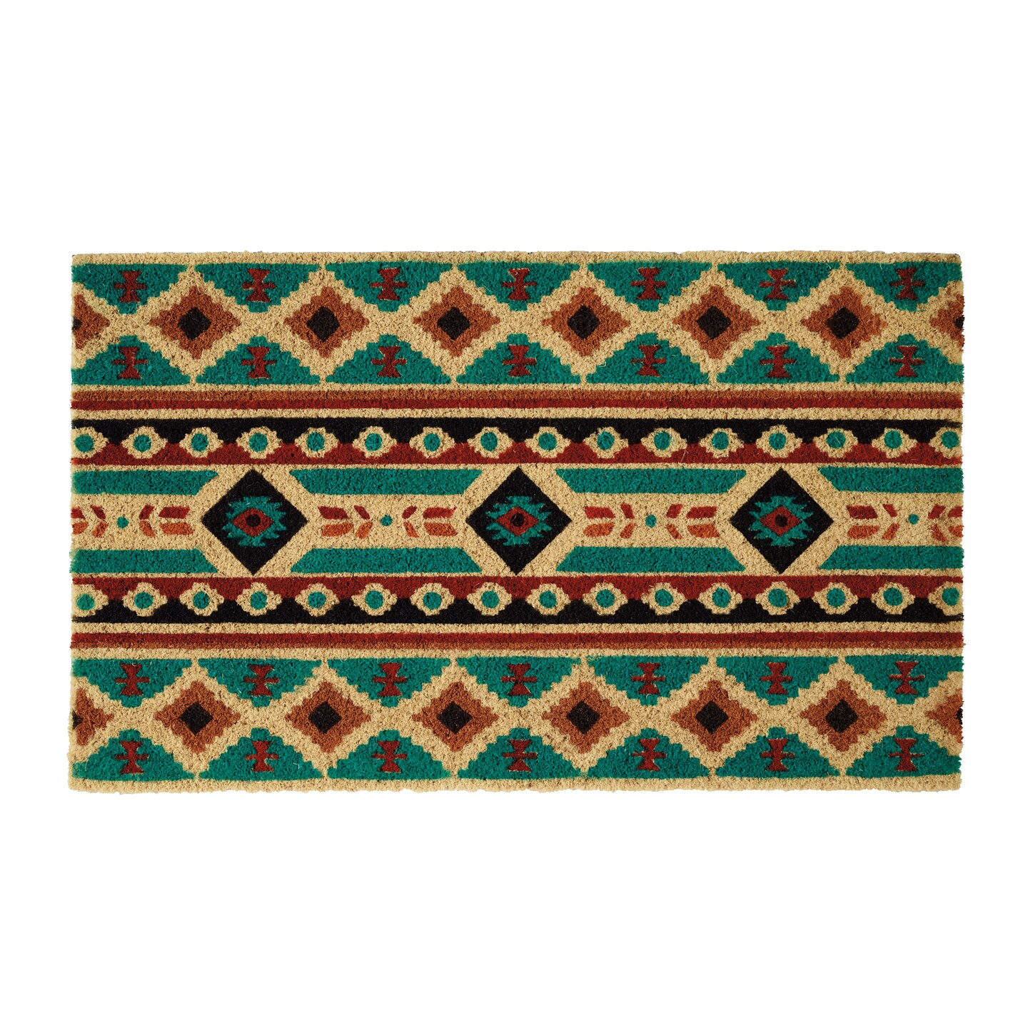 Contemporary Home Living 30" Southwest Rectangular Decorative Doormat