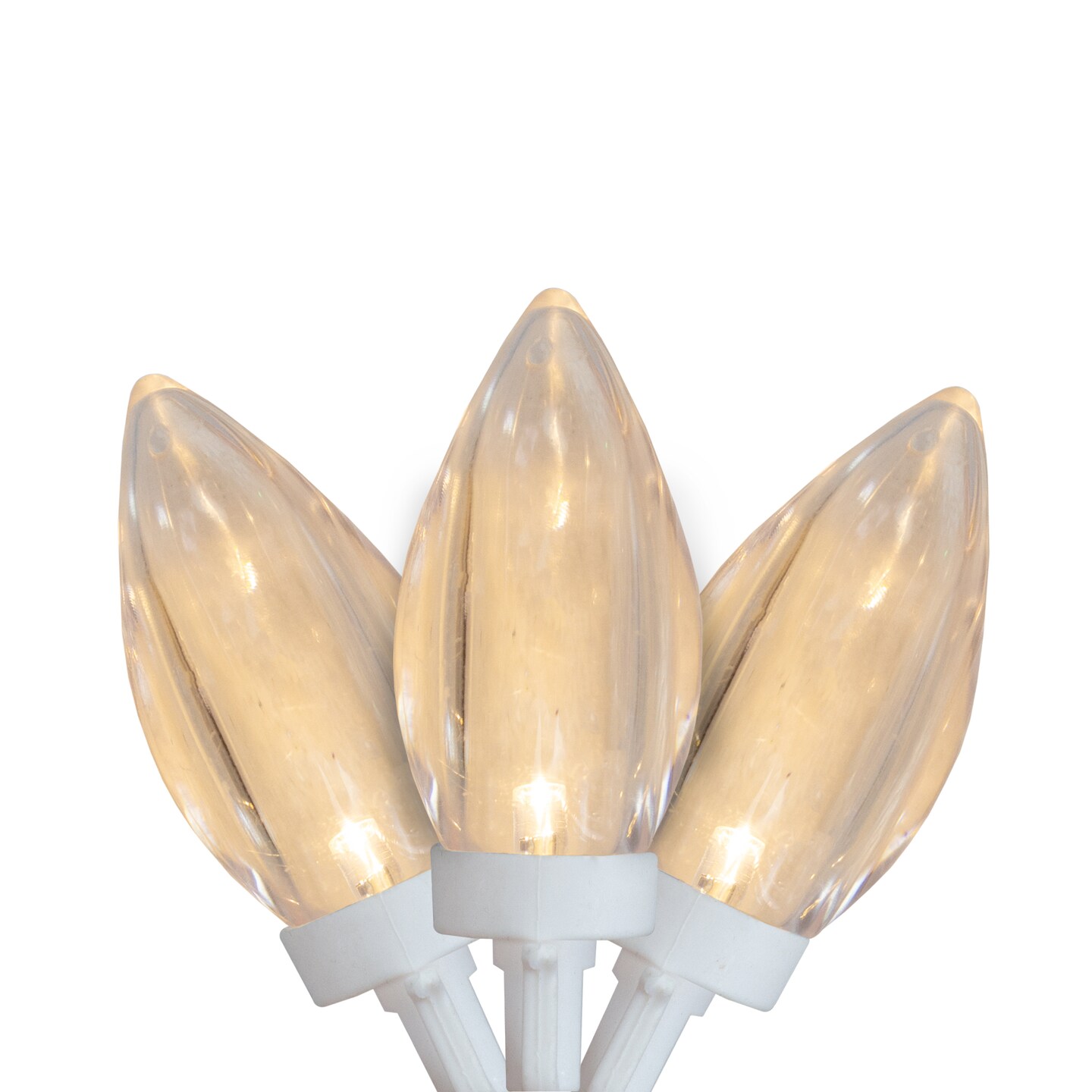 Northlight LED C9 Commercial Length Christmas Lights - Warm White - 41&#x27; White Wire - 100ct