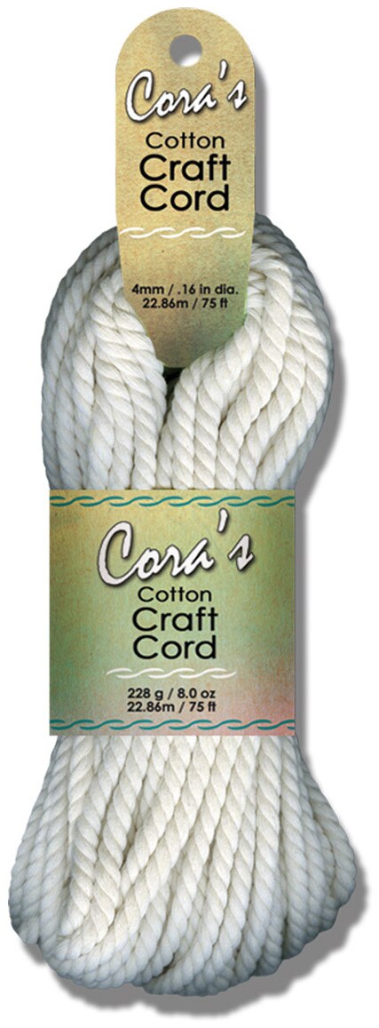 Pepperell Crafts Natural Cotton Craft Cord 1mm/1,000ft
