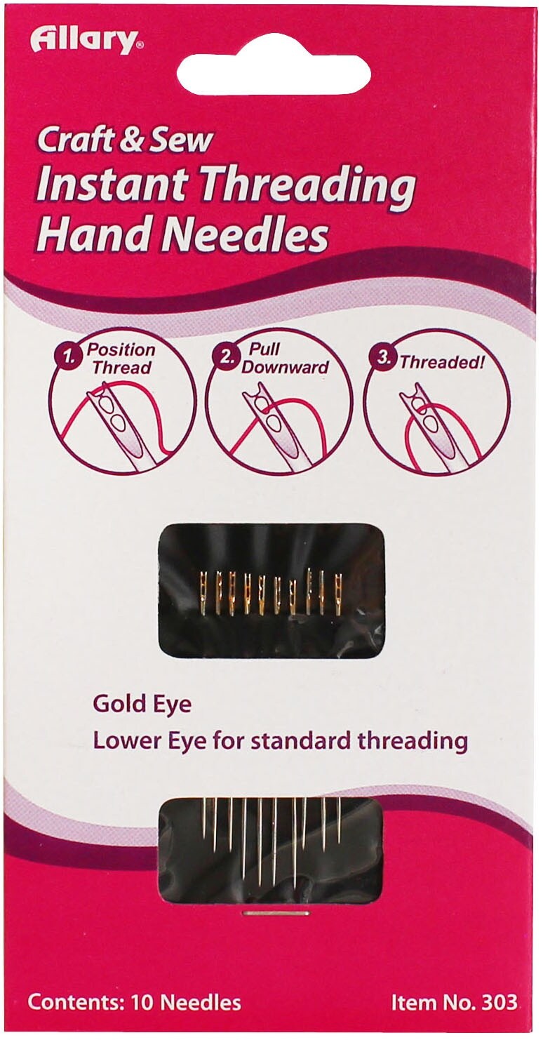 Allary Instant Threading Hand Needles 10/Pkg Michaels