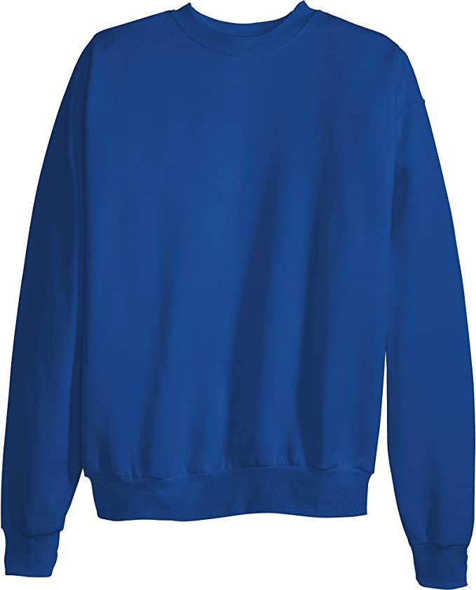 Hanes Men's Ecosmart Fleece Sweatshirt, Cotton-blend Pullover, Crewneck  Sweatshirt for Men, 1 Or 2 Pack Available