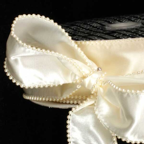 The Ribbon People Ivory Solid Edge Wired Craft Ribbon 2" x 20 Yards
