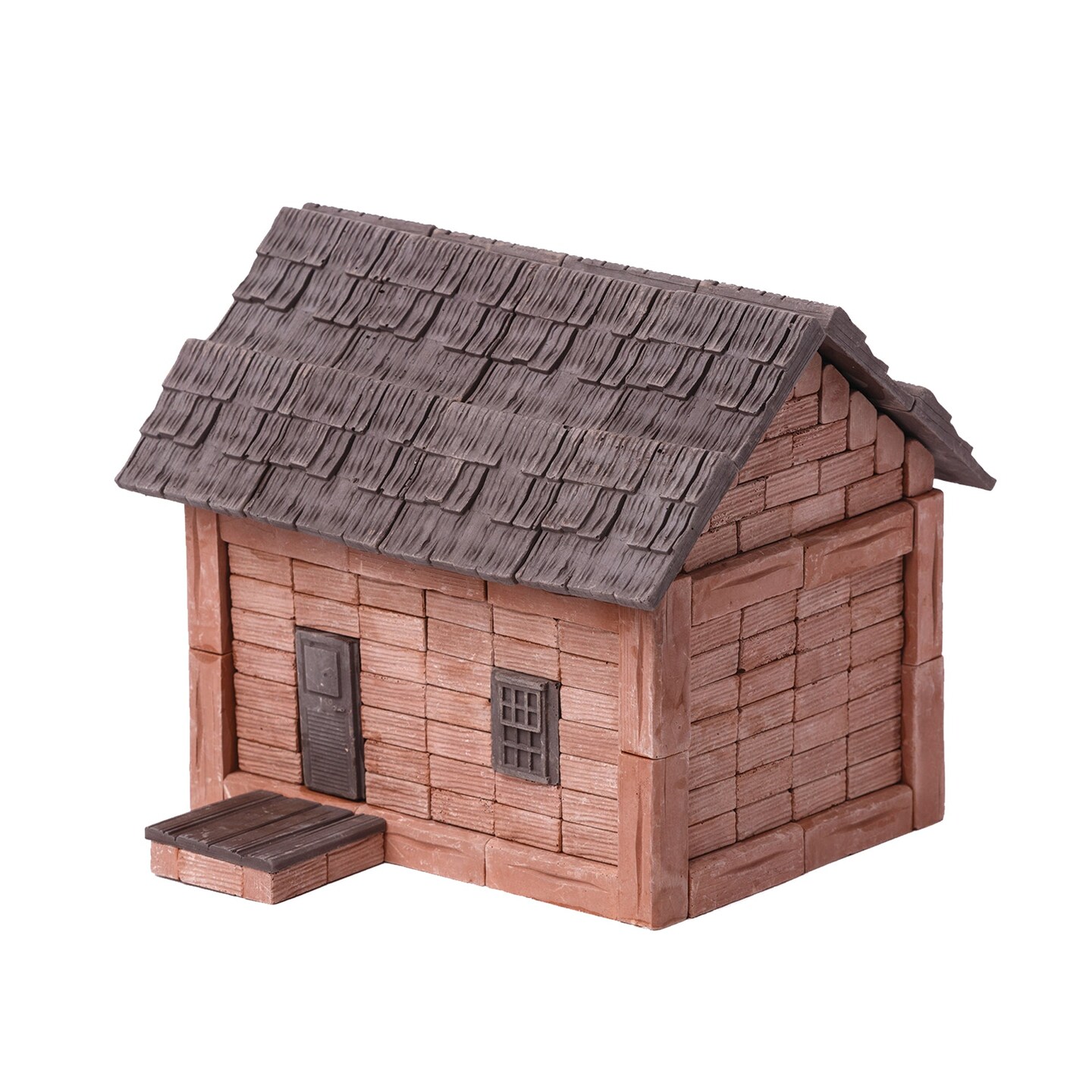 Mini Bricks Construction Set - Tile Roof House New