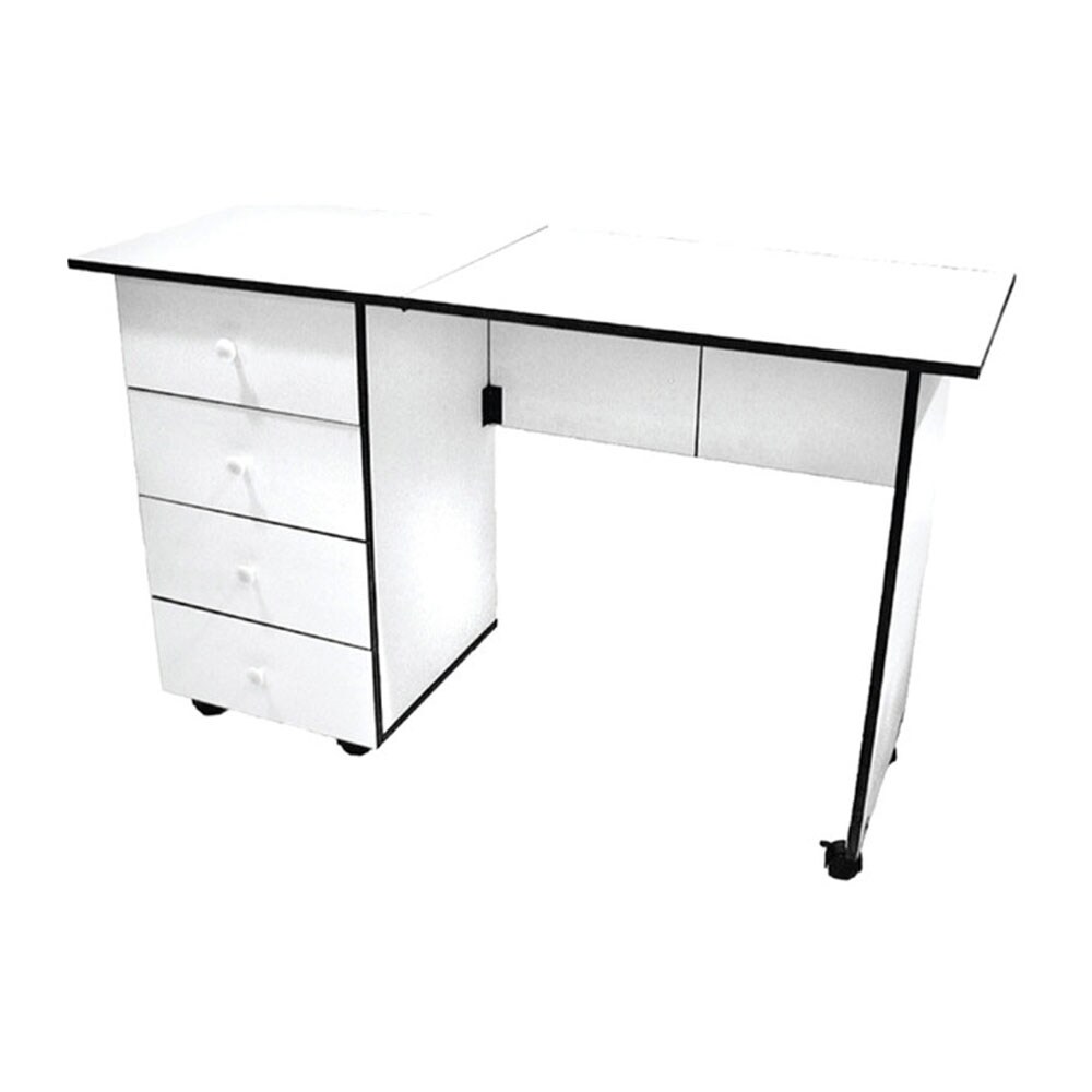  Sullivans , White Portable Sewing Table, Yard : Arts