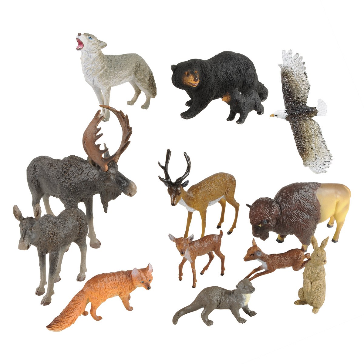 Kaplan Early Learning Company North American Wildlife - Set of 13