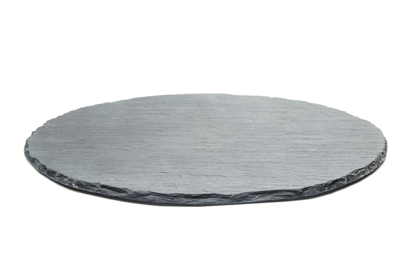 Dark Grey Round Slate Cheese Board