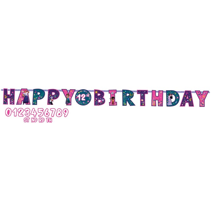 Encanto Jumbo Add An Age Birthday Letter Banner