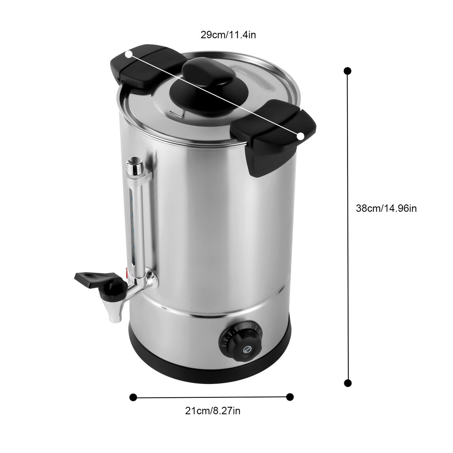 Kitcheniva 8L Stainless Steel Hot Coffee Tea Water Boiler