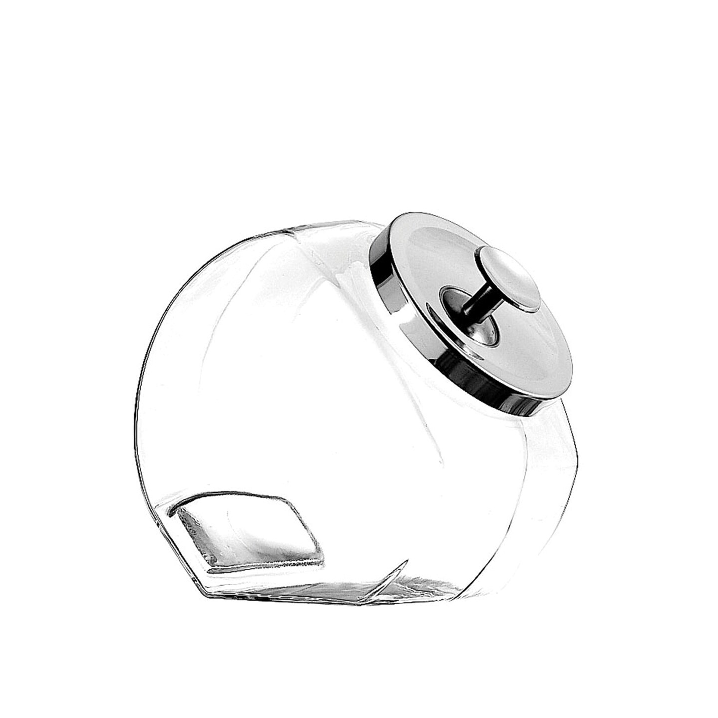 1/2 Gal Candy Jar, Clear Glass, Penny Design