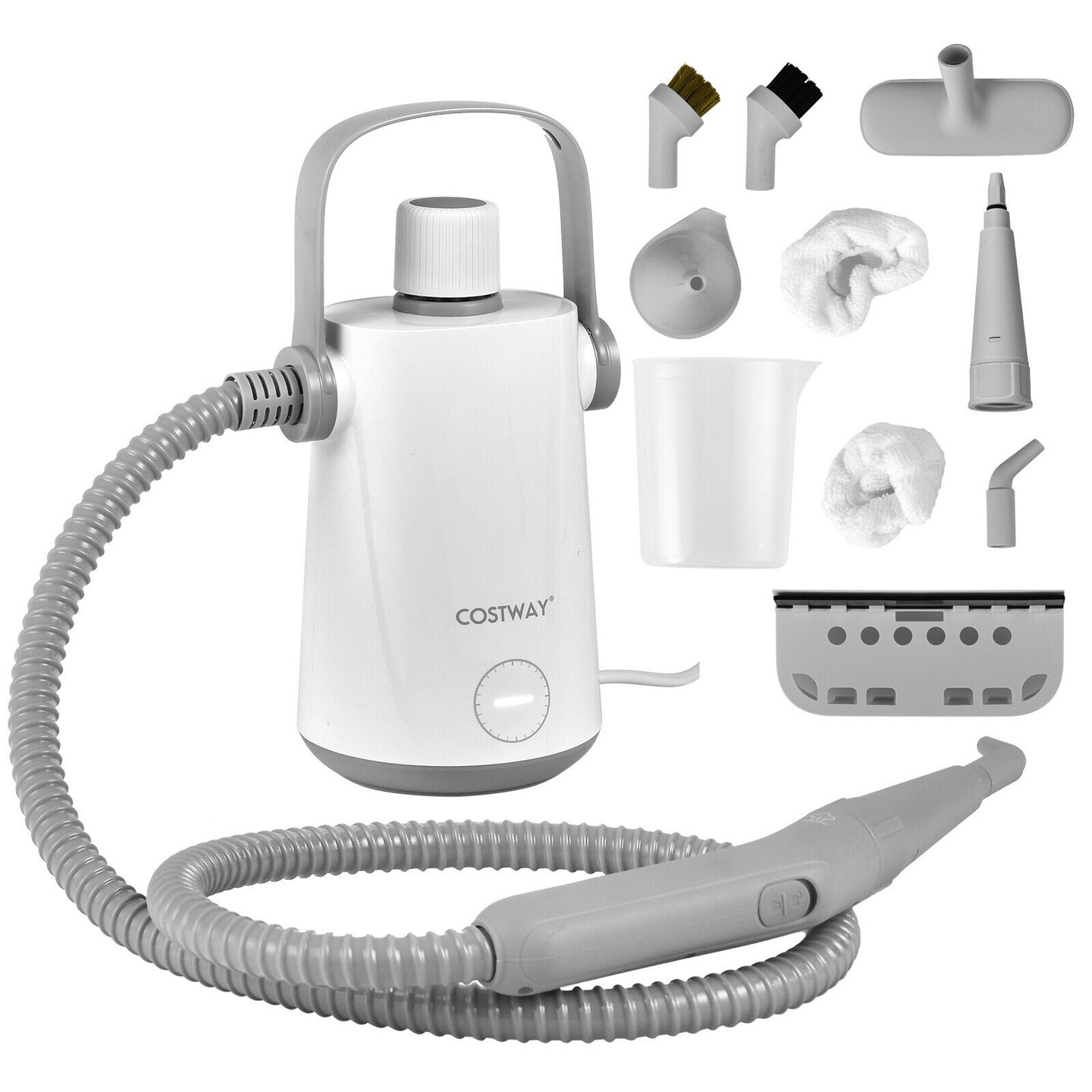 1000W Multifunction Portable Hand-held Steam Cleaner with 10 Accessories