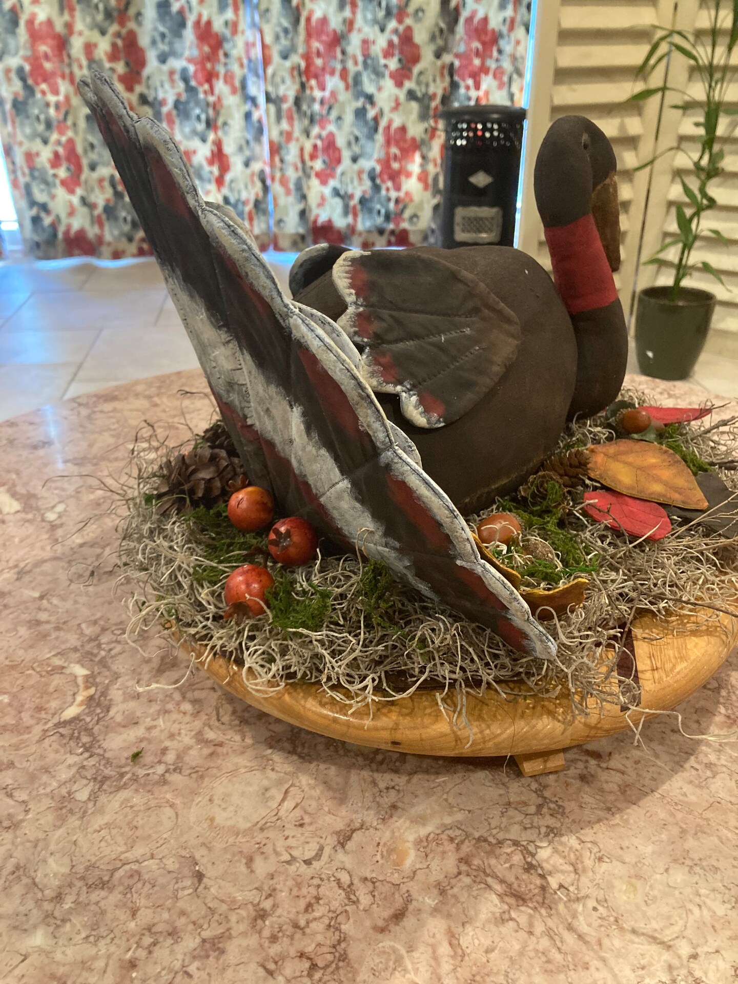 Handmade Thanksgiving Turkey Table Centerpiece - Fall Decoration - Thanksgiving Decoration - Fall Farmhouse - Country Decor product 3
