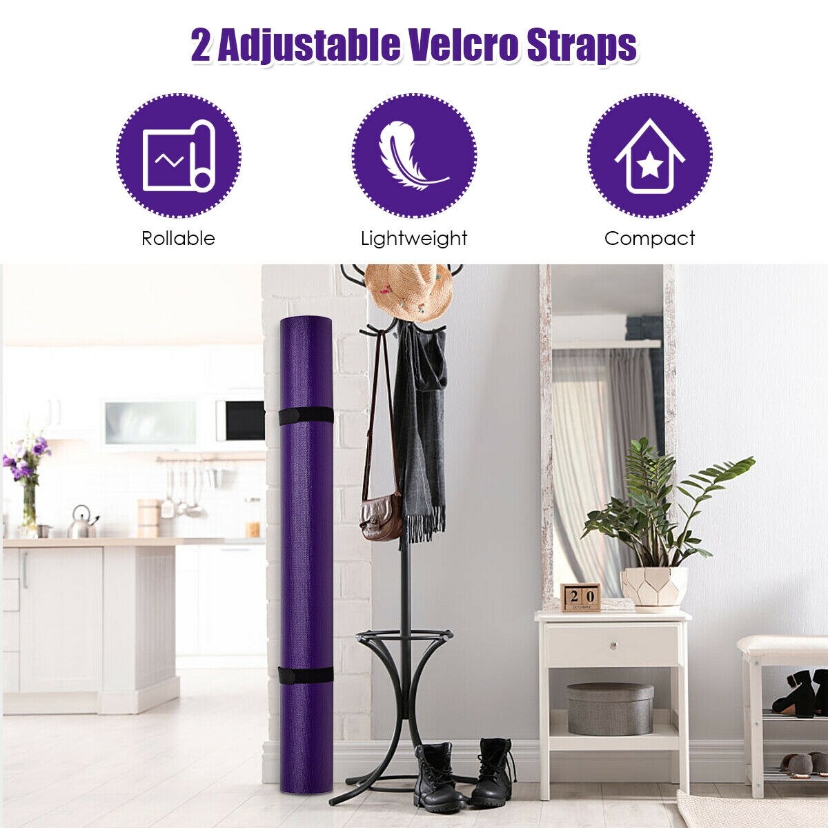 Large Yoga Mat Thick Workout Mats