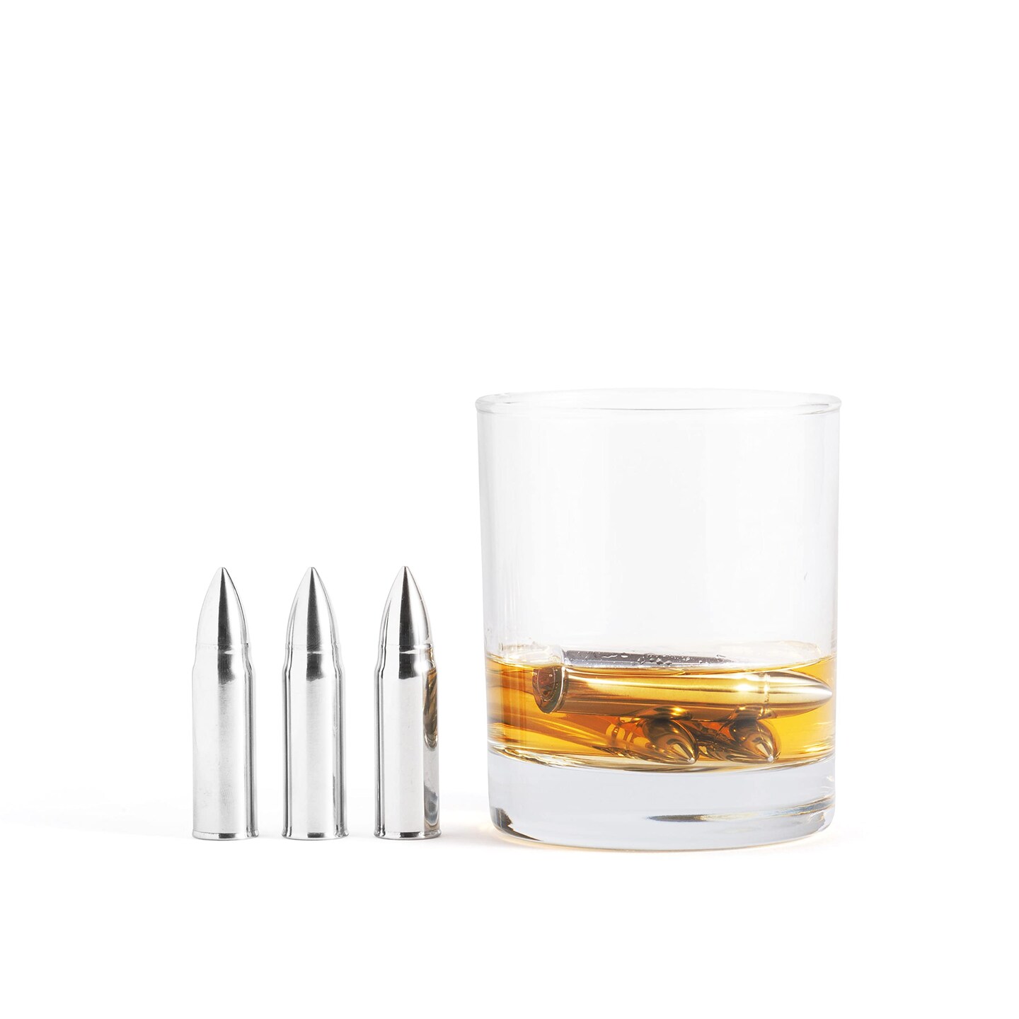 Silver Bullet Whiskey Chill with Ammo Case