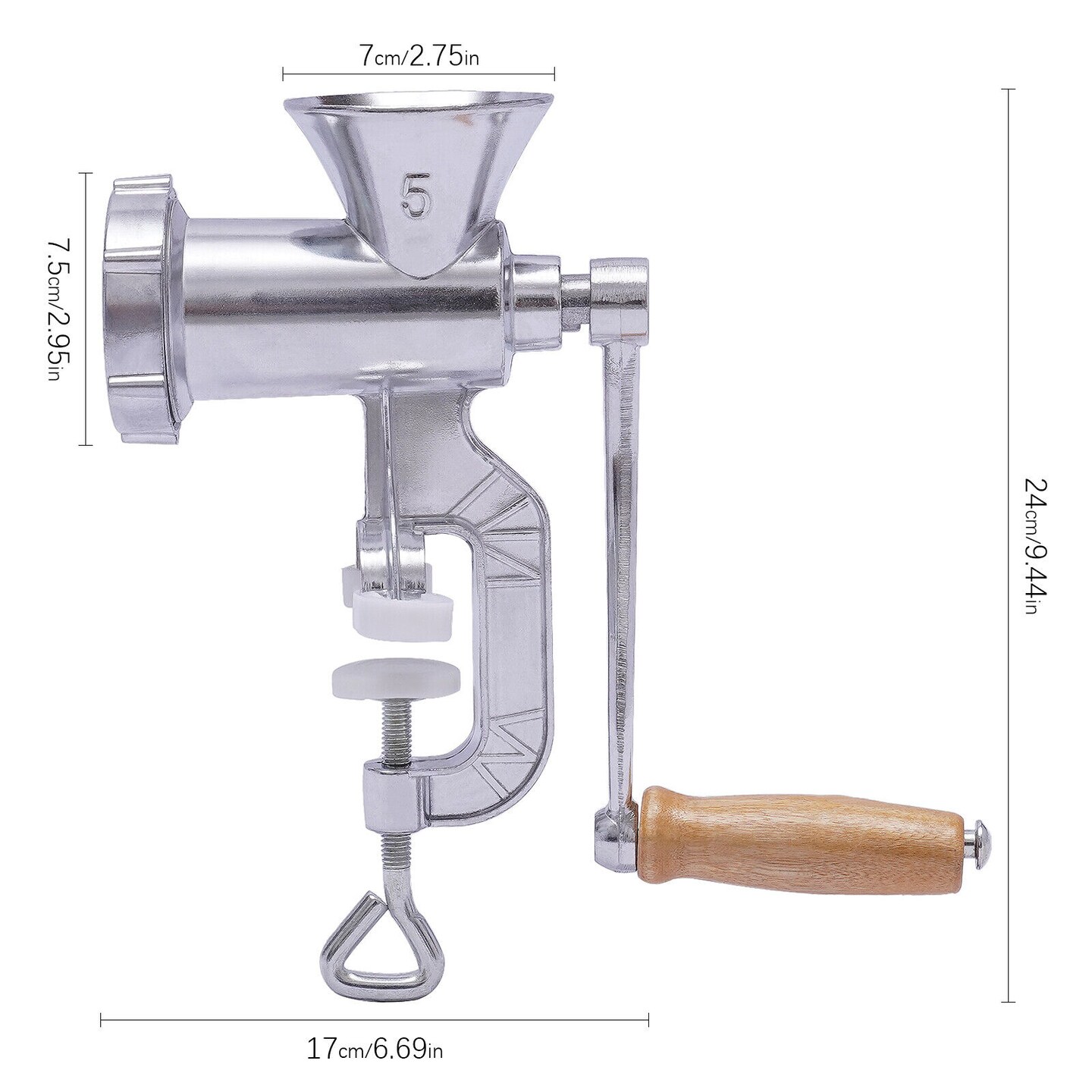 Kitcheniva Multifunction Meat Grinder Mincer Stuffer Hand