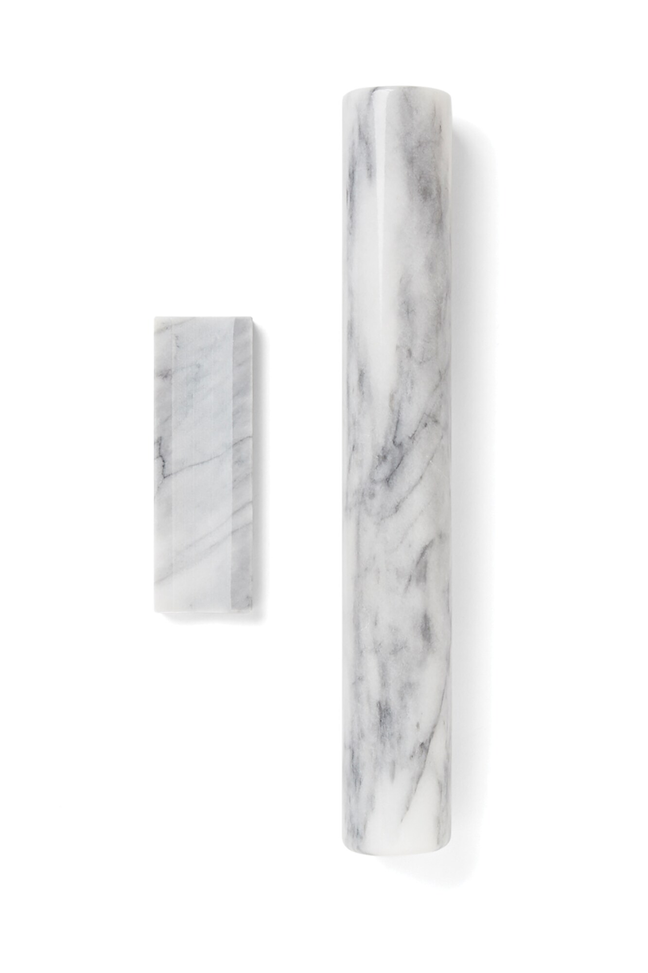 White Marble French Rolling Pin